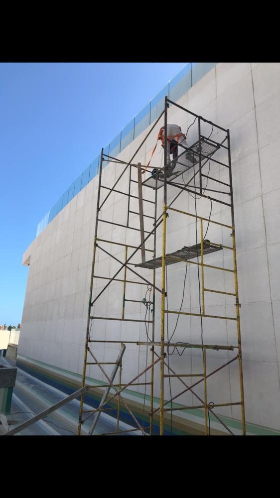 Pulido de muro o fachada en Playa del Carmen 